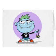 Enfant frais de vampire carte