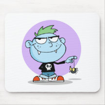 Enfant frais de vampire tapis de souris