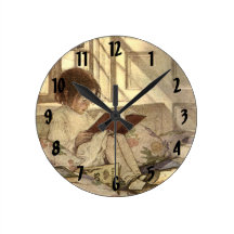 Enfant vintage lisant un livre, Jessie Willcox Smi