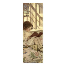 Enfant vintage lisant un livre, Jessie Willcox Smi Cartes De Visite Professionnelles