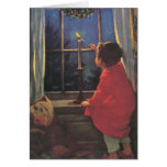 Enfant vintage, réveillon de Noël, Jessie Willcox  Cartes De Vœux