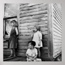 Enfants dans la pauvreté : les années 1930 affiche