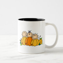 Enfants de citrouille tasse à café