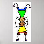 Enfants de équilibrage poster