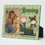 Enfants de shamrock photos sur plaques