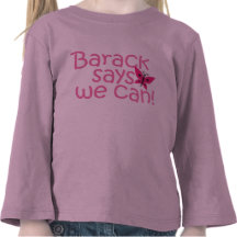 Enfants d'Obama - "Barack dit que nous pouvons" po T-shirt