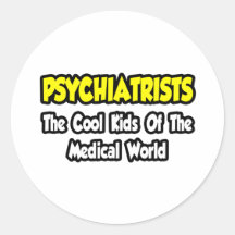 Enfants frais de psychiatres… de monde médical autocollants