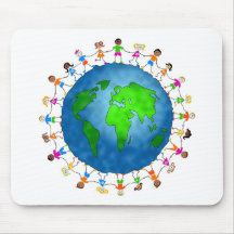 Enfants globaux tapis de souris