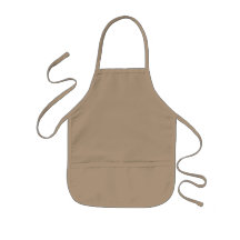 Enfants kaki de couleur tablier