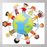 Enfants pour la paix du monde posters