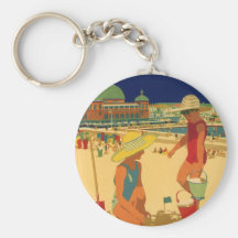 Enfants vintages, vacances de famille de soeurs à  porte-clef