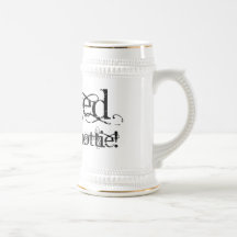 Engagé à un Hottie total - grunge chique B&W Tasse À Café