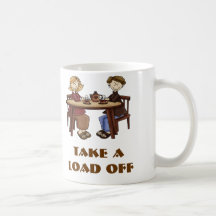 Enlevez une charge mug à café