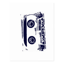 Enregistreur à cassettes carte postale