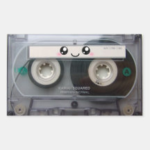 Enregistreur à cassettes mignon de Kawaii Autocollants