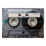 Enregistreur à cassettes mignon de Kawaii Carte De Vœux
