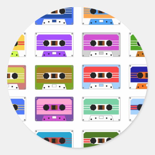 Enregistreurs à cassettes adhésifs ronds