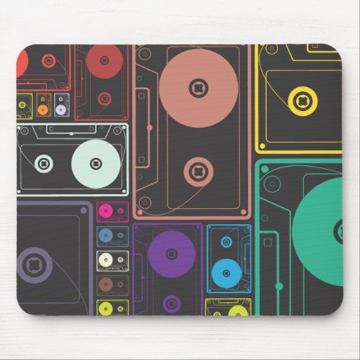 Enregistreurs à cassettes tapis de souris