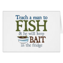 Enseignez un homme à pêcher cartes