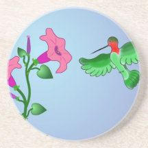 Ensemble de caboteur de colibri dessous de verre