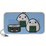 Ensemble de sushi haut-parleurs
