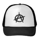 "entourez" un symbole d'anarchie casquette de camionneur