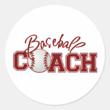 ENTRAÎNEUR de base-ball Autocollants