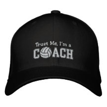 Entraîneur drôle de volleyball casquette de baseball brodée