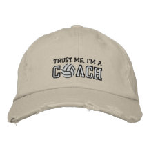 Entraîneur drôle de volleyball casquettes brodées