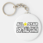 Entraîneur du base-ball d'All Star Porte-clefs