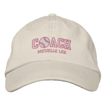 Entraîneur personnalisé du base-ball casquette brodée