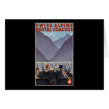 Entraîneurs postaux alpins suisses cartes