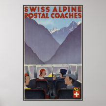 Entraîneurs postaux alpins suisses poster