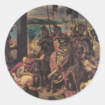 Entrée des croisés à Constantinople Adhésif