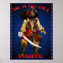 Entretien comme une affiche de pirate…