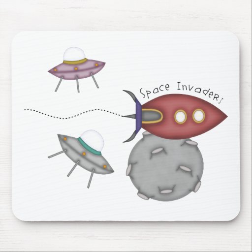 Envahisseurs de l'espace ! tapis de souris