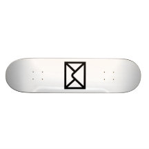 Enveloppe de courrier skateboards personnalisables