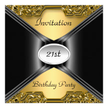 Enveloppe d'invitation toute couleur d'or d'annive