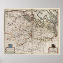 Environs de Gand, Belgique Poster