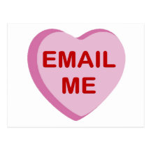 Envoyez-moi les cadeaux de coeur de sucrerie de co cartes postales