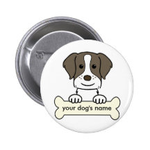 Épagneul de Bretagne personnalisé Badges Avec Agrafe