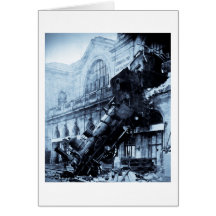 Épave de train chez Montparnasse, le 22 octobre 18 Carte