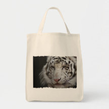 Épicerie blanche Fourre-tout de tigre Sac En Toile