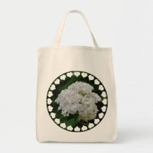 Épicerie blanche Fourre-tout d'hortensia Sac