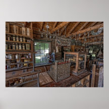 ÉPICERIE GÉNÉRALE OCCIDENTALE de 1860's - MONTANA Posters