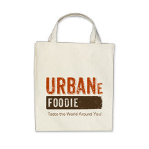 Épicerie urbaine Fourre-tout de logo de Brown de f Sacs En Toile