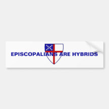EPISCOPALIANS SONT DES HYBRIDES ADHÉSIF POUR VOITURE