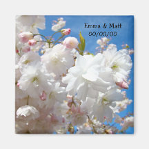 Épousant des économies les fleurs de faveurs de ma magnets pour réfrigérateur