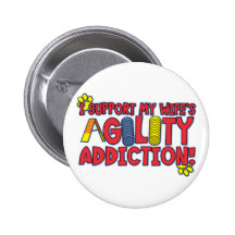 Épouse d'agilité badge avec épingle