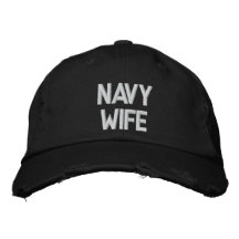 Épouse de marine casquette de baseball